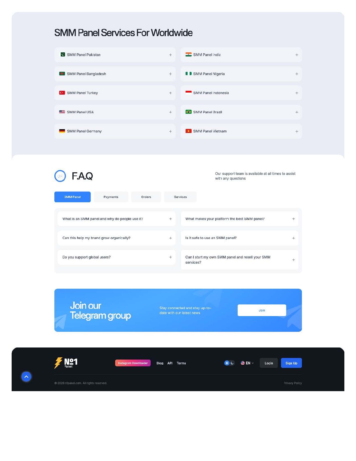 N1 SMM Panel — скриншоты интерфейса — страница 4